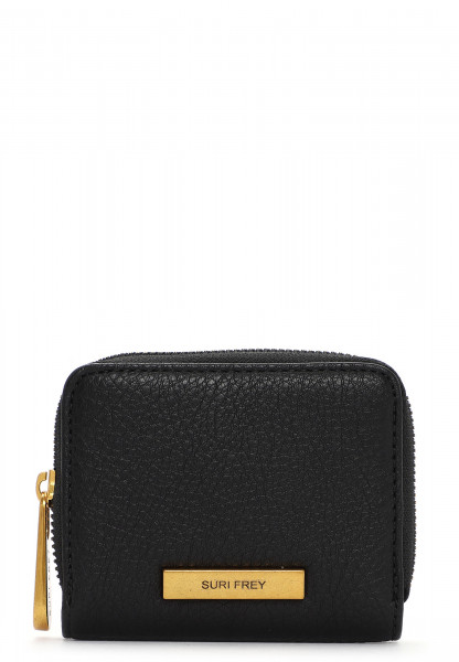 SURI FREY Geldbörse mit Reißverschluss Leony  Schwarz 12567100 black 100