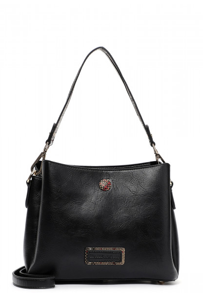 EMILY & NOAH Umhängetasche Desiree mittel Schwarz 62461100 black 100