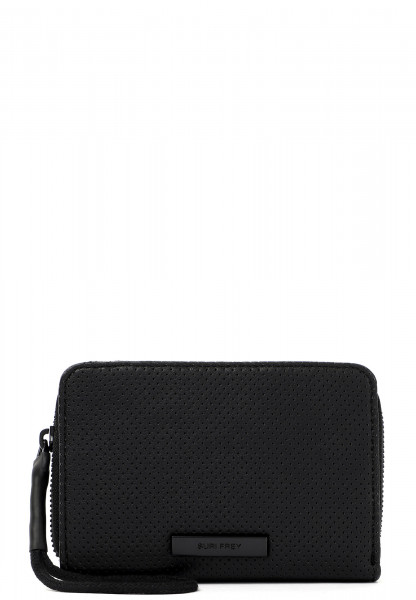 SURI FREY Geldbörse mit Reißverschluss Fany  Schwarz 12528100 black 100