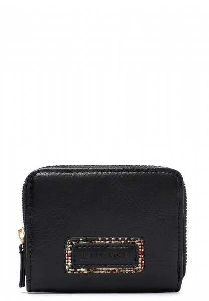 EMILY & NOAH Geldbörse mit Reißverschluss Desiree  Schwarz 62470100 black 100