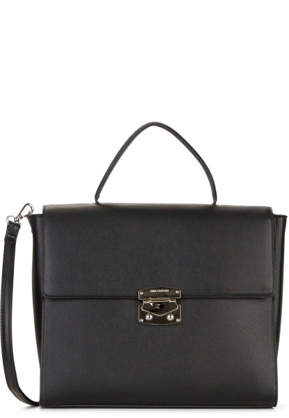 EMILY & NOAH Handtasche mit Überschlag Luca groß Schwarz 62183100 black 100