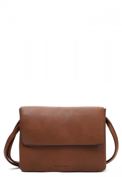 EMILY & NOAH Handtasche mit Überschlag Emma mittel Braun 61722700 cognac 700