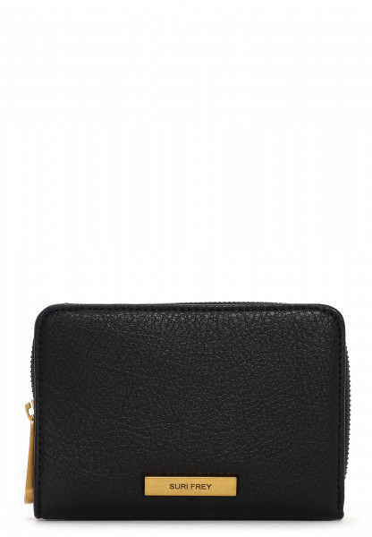 SURI FREY Geldbörse mit Reißverschluss Leony  Schwarz 12568100 black 100
