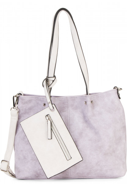 EMILY & NOAH Shopper Bag in Bag Surprise Lila 299623 lightlilac/ecru 623