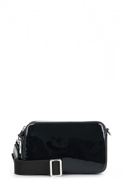Tamaris Umhängetasche Bea mittel Schwarz 30761199 black-Lack 199