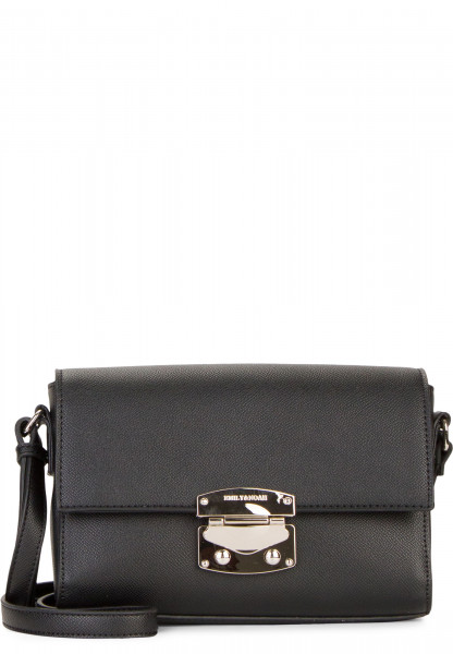 EMILY & NOAH Handtasche mit Überschlag Luca klein Schwarz 62181100 black 100